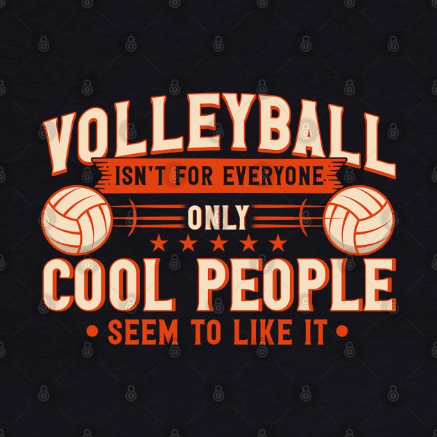 Sport Volleyball Player Volleyball by Toeffishirts